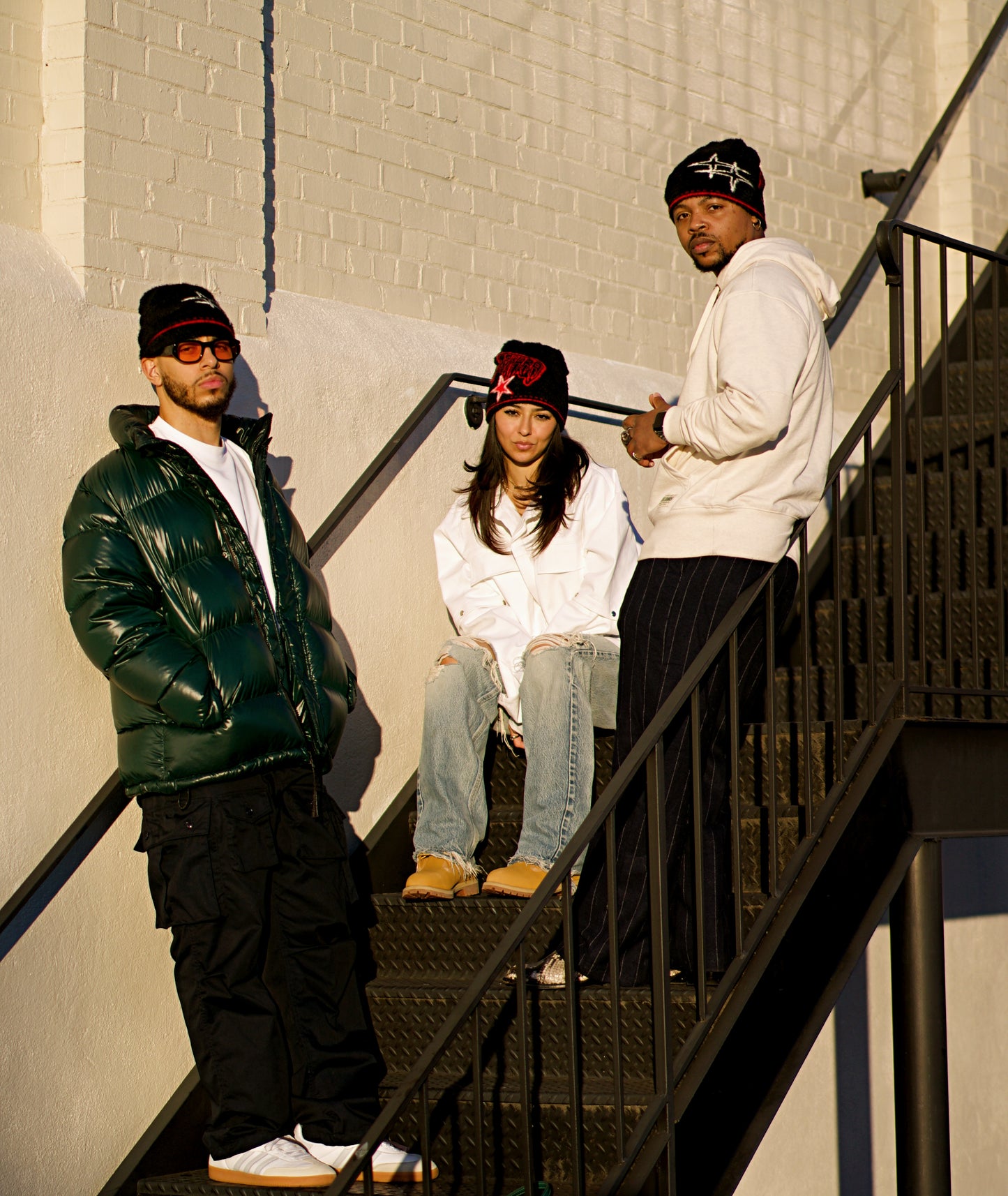 bred stellar fur beanie.