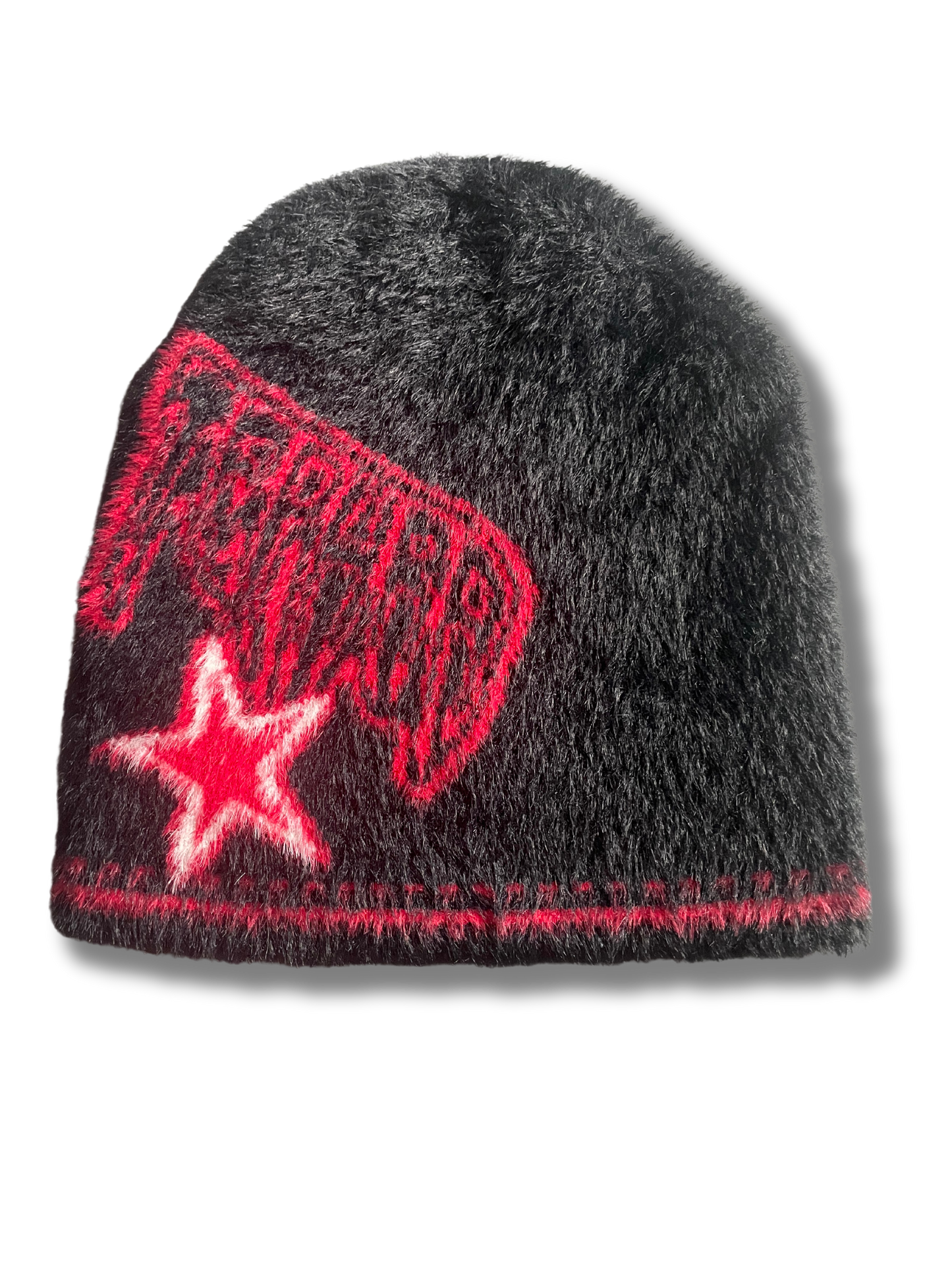 bred stellar fur beanie.