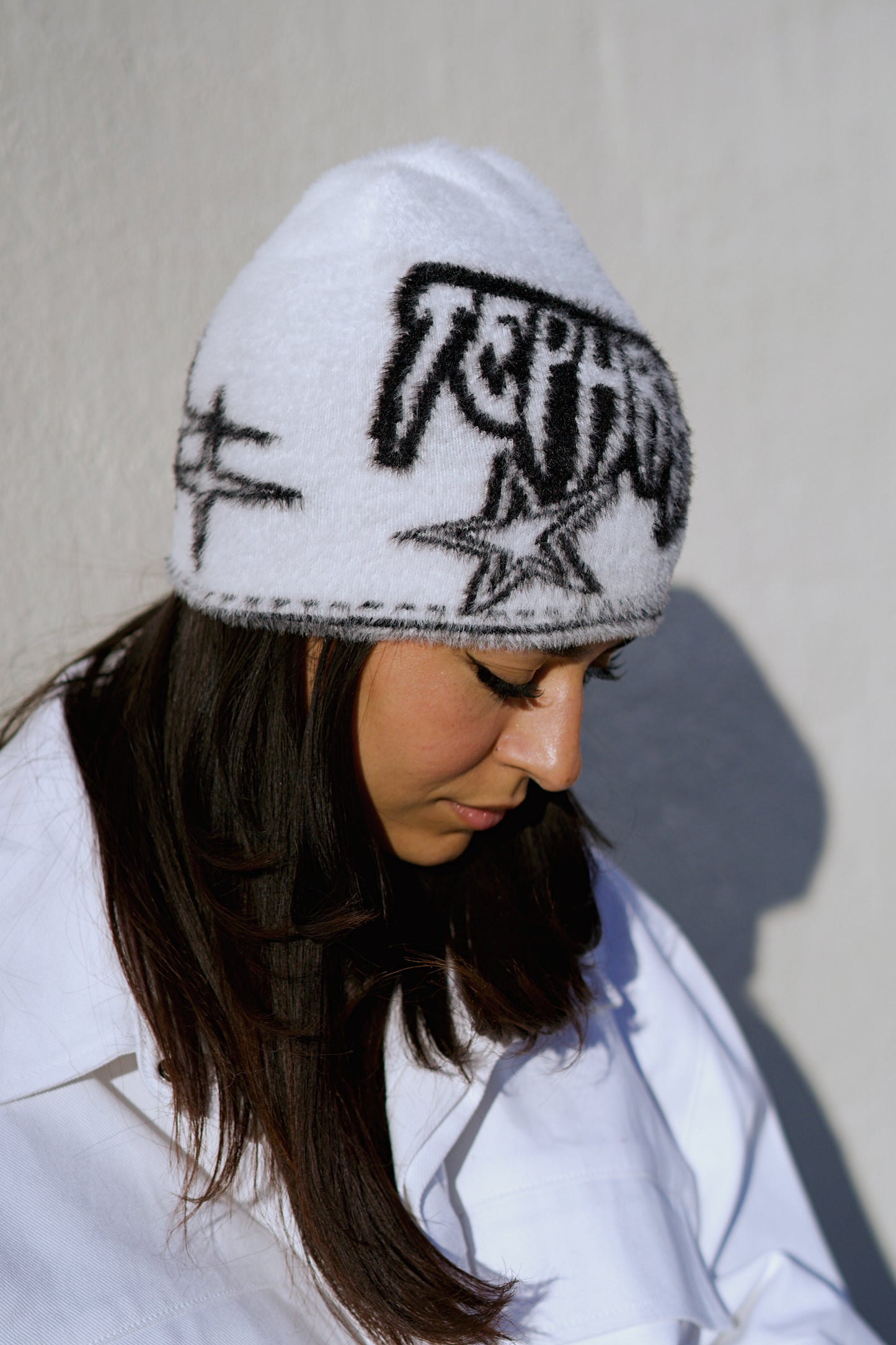 stellar VOL.2 "White Like Snow" fur beanie